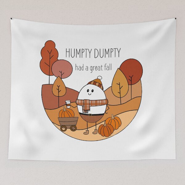 Item preview, Cute Humpty Dumpty had a great fall autumn  designed and sold by Inktown.