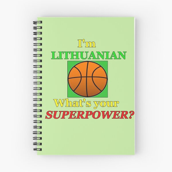 Item preview, I'm Lithuanian what's your superpower? Basketball, Lietuvisko krepsinio marskineliai designed and sold by Brigianna.