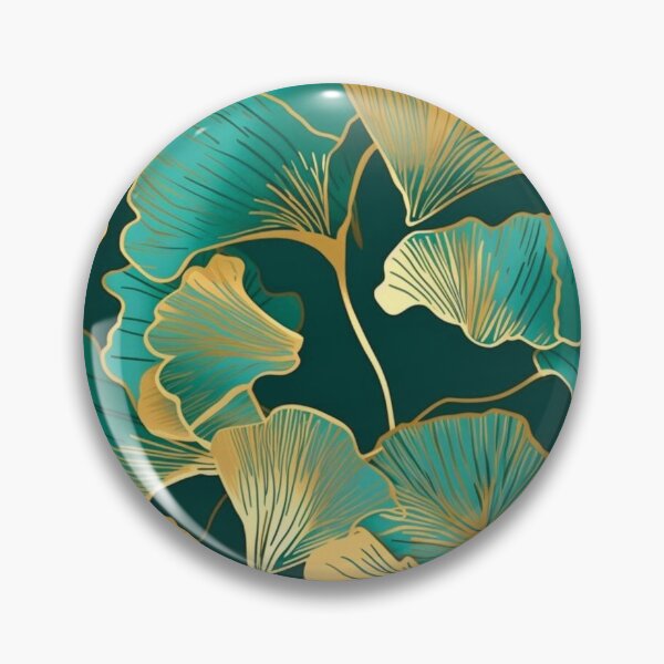Item preview, Green Abstract Ginko designed and sold by Adora Studio.