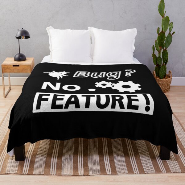 Item preview, Bug? No. FEATURE! Black 2 designed and sold by Warrioll.