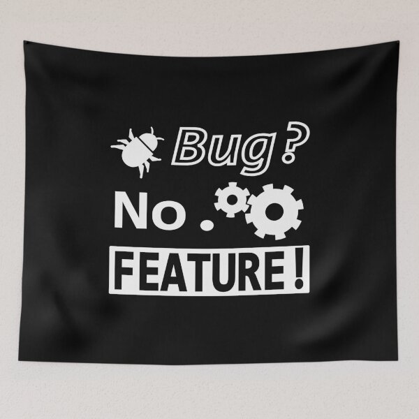 Item preview, Bug? No. FEATURE! Black 2 designed and sold by Warrioll.