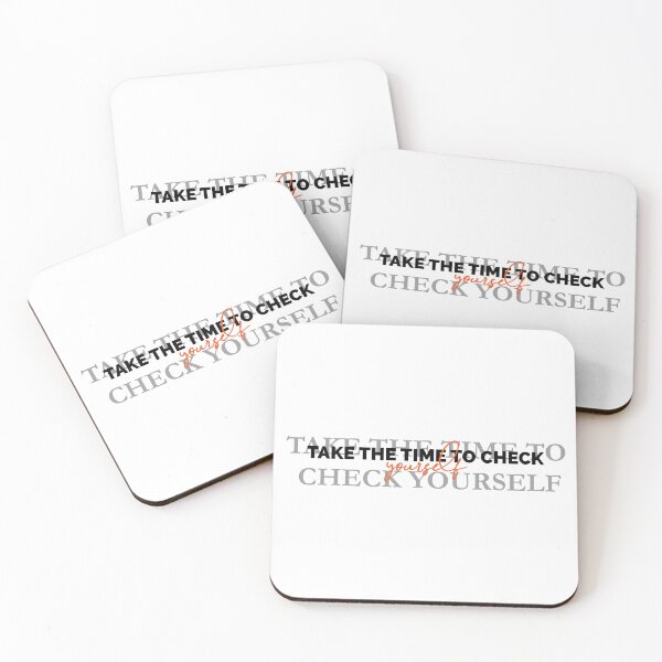 Item preview, MOTIVATIONAL SAYING - TAKE THE TIME TO CHECK YOURSELF designed and sold by arthemdesign.
