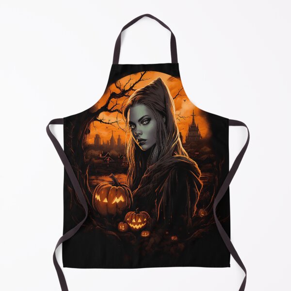 Item preview, Sinister beauty: Beautiful and scary woman on Halloween night. designed and sold by DarkScienses.