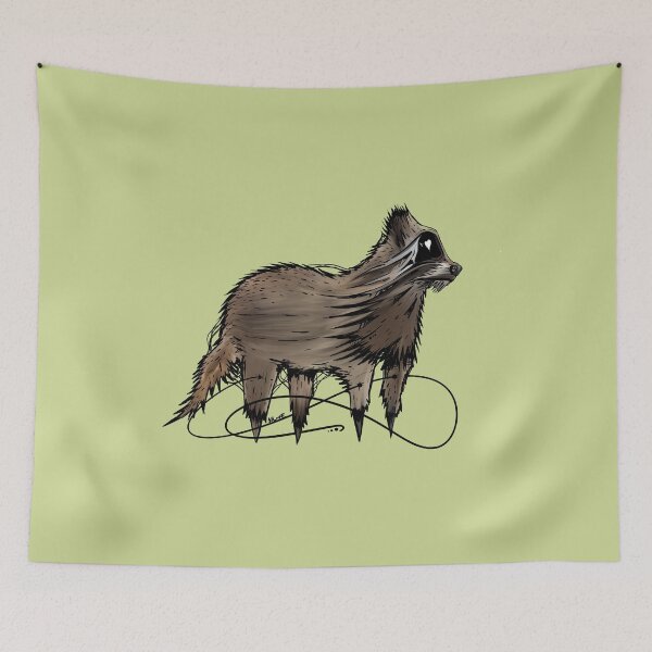 Item preview, Zombie raccoon designed and sold by EMMJ-ART.