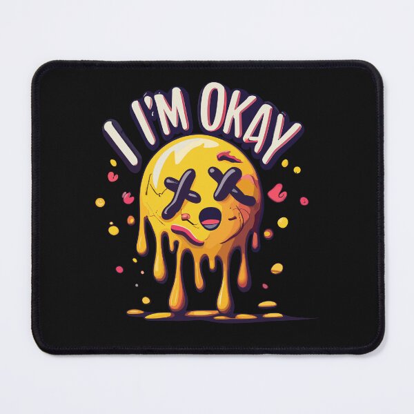 Item preview, I'm OKAY OK Halloween Scary Emoticon designed and sold by SooNS-Studio.