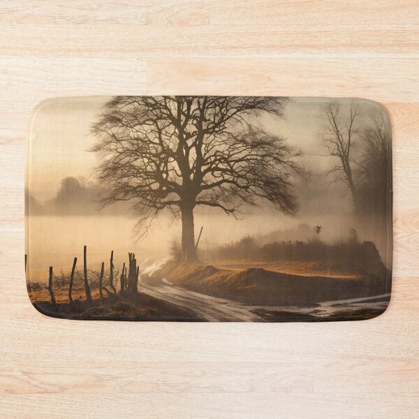 Item preview, Foggy countryside morning print designed and sold by dcrc.