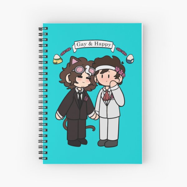 QSMP Jaiden Animations slaying Spiral Notebook by BonnBr111