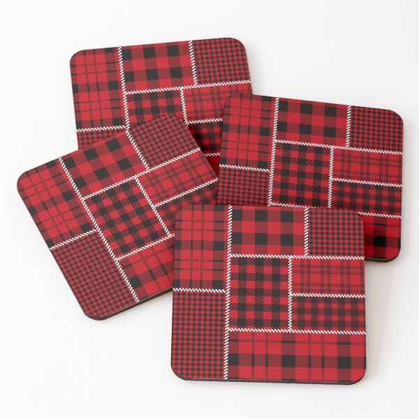 Item preview, Christmas Red Plaid Pattern designed and sold by Tetete.
