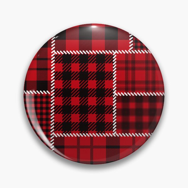 Item preview, Christmas Red Plaid Pattern  designed and sold by Tetete.