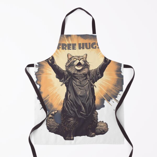 Item preview, Free Hugs Cat Cute designed and sold by Flying Penguins.