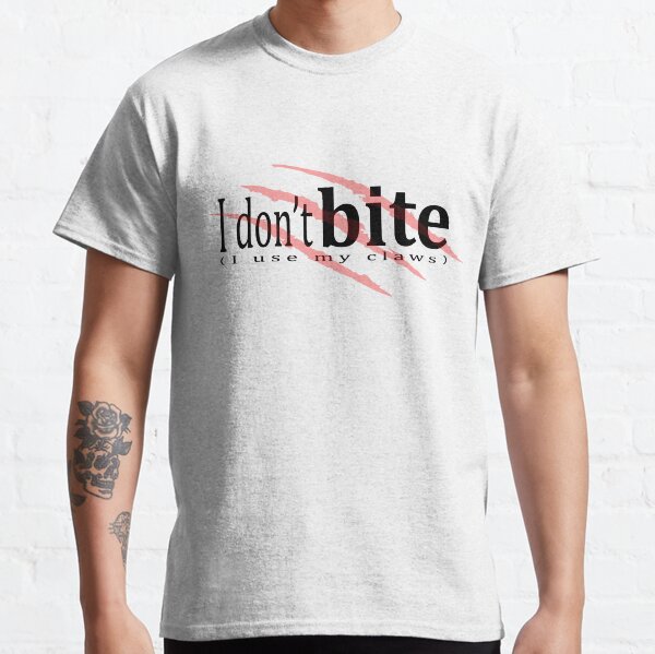 I don't bite (red) Classic T-Shirt