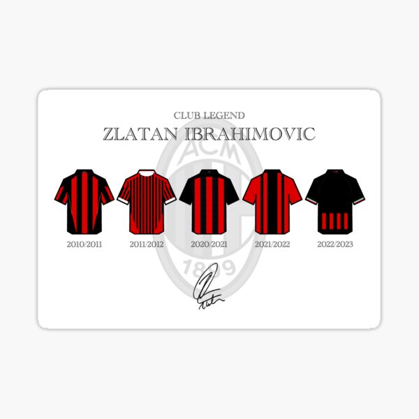 AC Milan 2011-2012 Home Shirt #11 Ibrahimovic - Online Store From