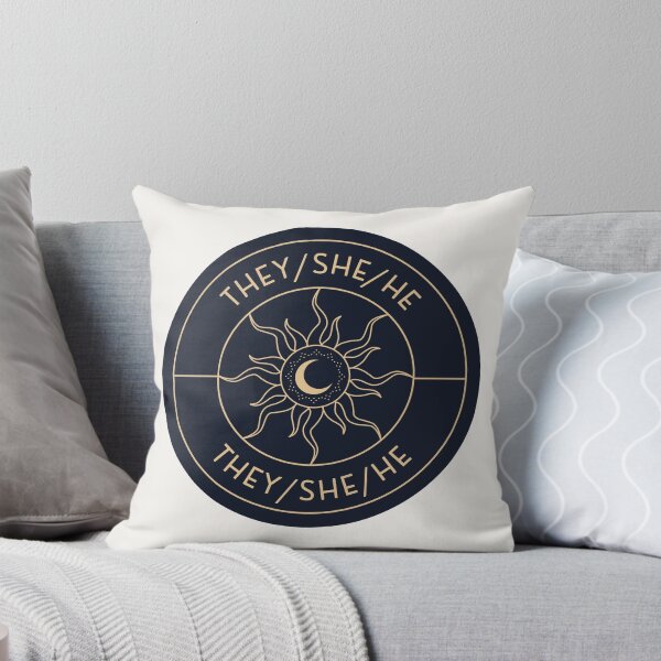 Item preview, I Go By They/She/He Pronouns | LGBTQ Pride Aesthetic | They She He Pronoun designed and sold by Furia LGBTQ+ Accessories.