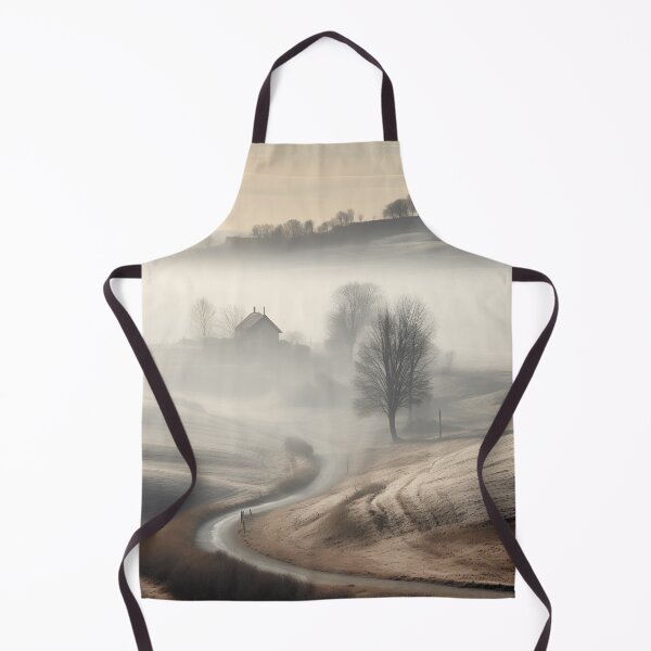 Item preview, foggy countryside morning print designed and sold by dcrc.