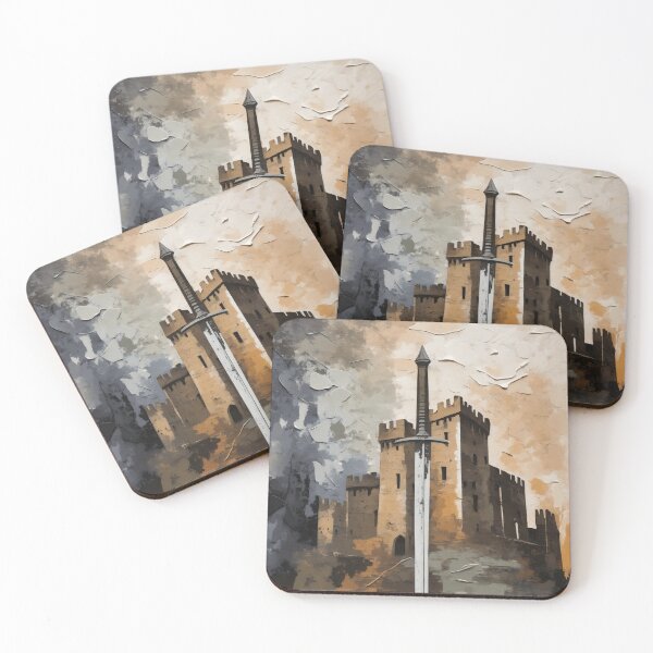 Item preview, Medieval Sword and Castle designed and sold by ALesterDesign.