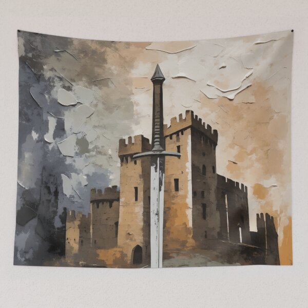Item preview, Medieval Sword and Castle designed and sold by ALesterDesign.