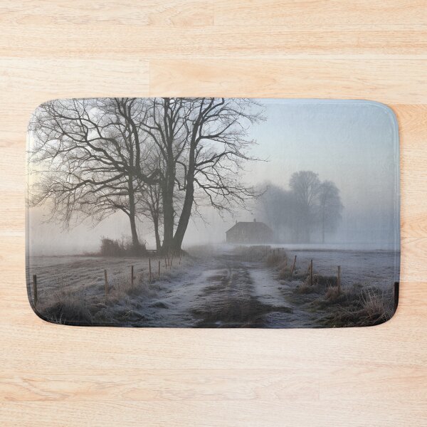 Item preview, foggy countryside morning print designed and sold by dcrc.