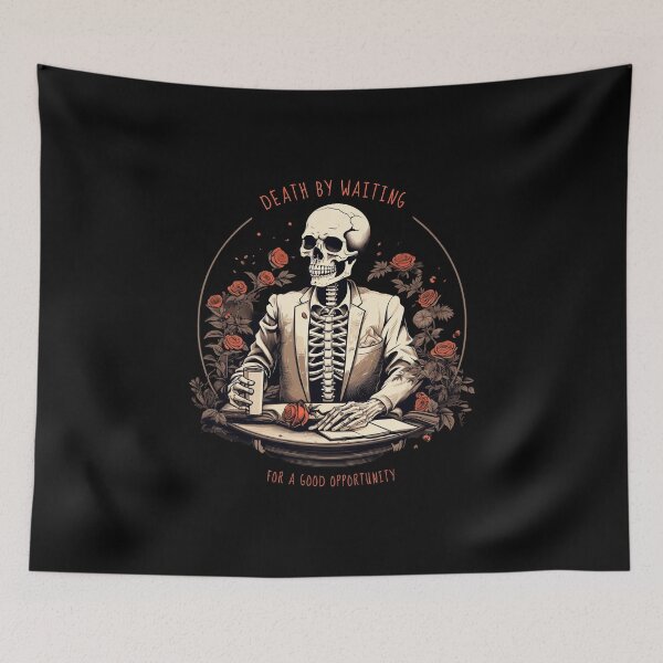 Item preview, Death by Waiting For A Good Opportunity designed and sold by Digitalio.