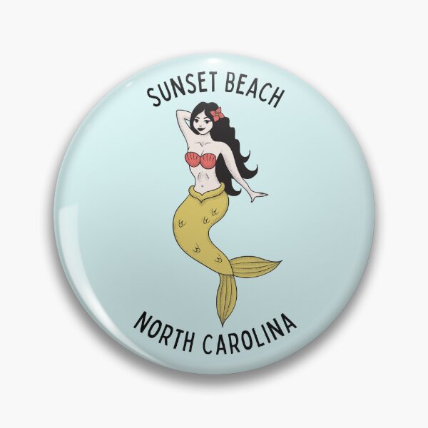 Artikelvorschau, Sunset Beach North Carolina Meerjungfrau entworfen und verkauft von carolinafound.