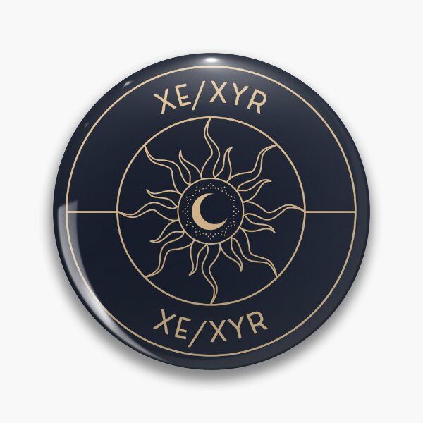 Item preview, I Go By Xe/Xyr Pronouns | LGBTQ Pride Aesthetic | Xe Xyr Pronoun designed and sold by Furia LGBTQ+ Accessories.