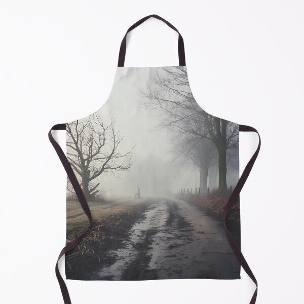 Item preview, foggy countryside morning print, fog designed and sold by dcrc.