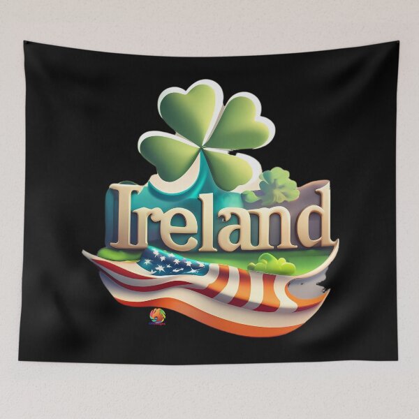 Item preview, Ireland and USA 1 designed and sold by OliDesigns.