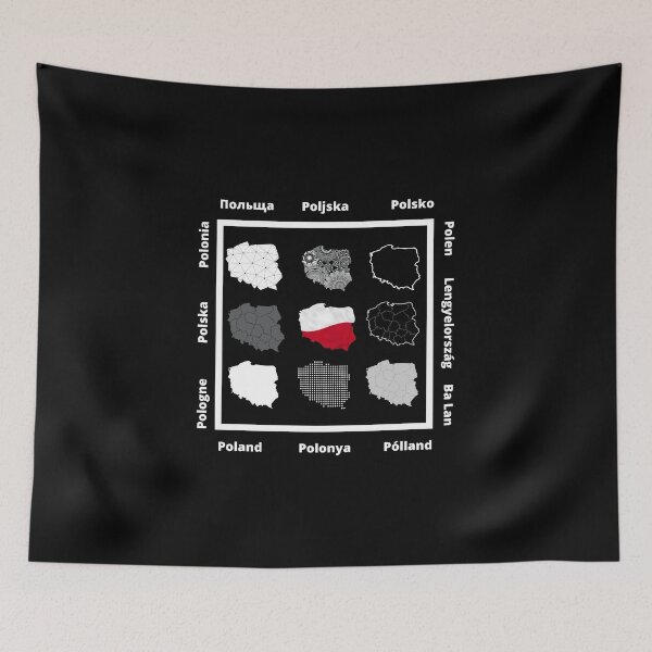 Item preview, Poland in different languages designed and sold by Viking60North.