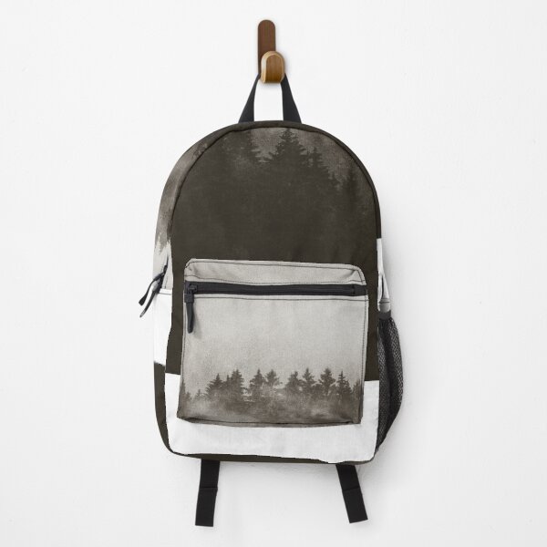 Item preview, Excuse Me, I'm Lost // Misty Retro Fall Wilderness Fairytale Forest With Cascadia Trees Covered In Dark Sepia Magic Fog Season designed and sold by Tordis Kayma.