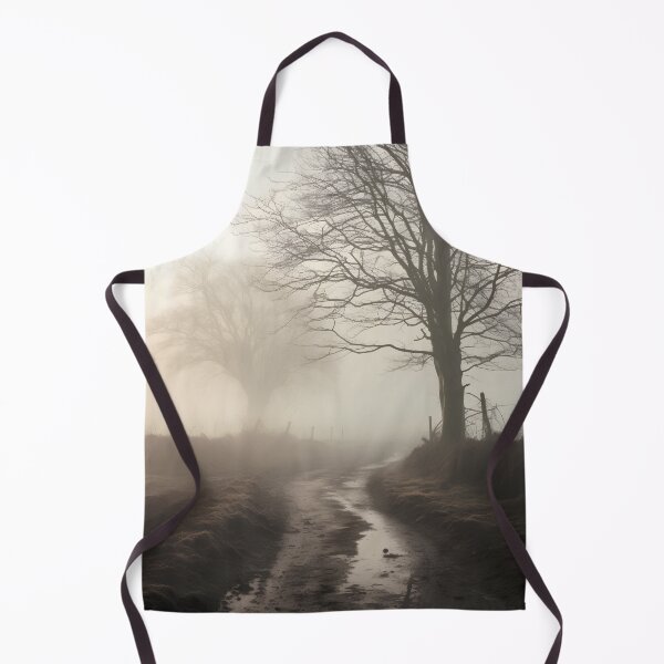 Item preview, foggy countryside morning print, fog designed and sold by dcrc.