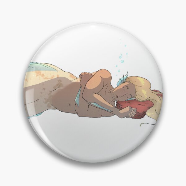 Item preview, Sleepy Mermaid designed and sold by lkthayerart.