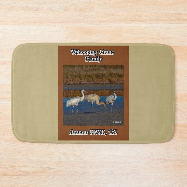 Item preview, For The Bird Lover In You: Whooping Crane Family, Aransas NWR, Aransas County, Texas.  designed and sold by MoreEZUSA-Here.