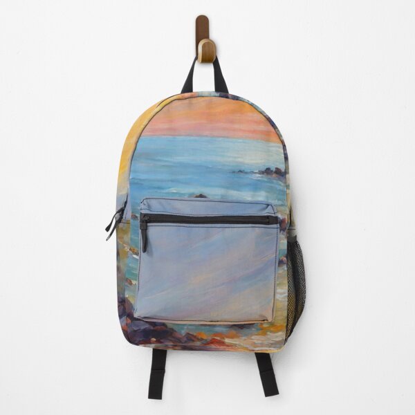 Item preview, Serenity Seascape in vibrant pastel colors designed and sold by ElLocoMus.
