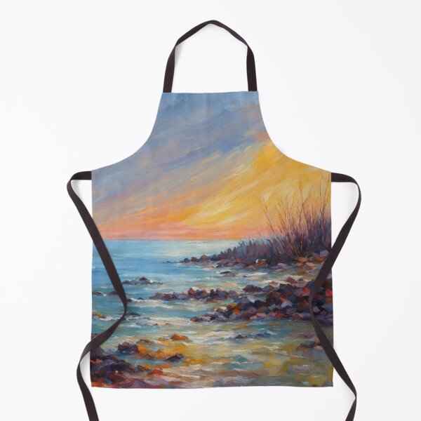 Item preview, Serenity Seascape en vibrantes colores pastel designed and sold by ElLocoMus.