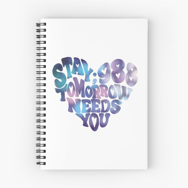 Item preview, 988 Suicide and Crisis Lifeline Stay Tomorrow Needs You, mental health, positivity designed and sold by hambydesign.