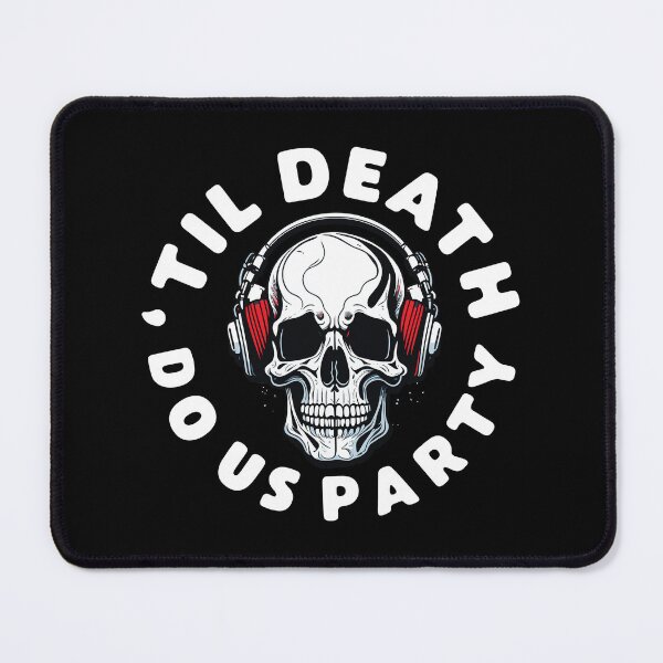 Item preview, Funny Till Death Do Us Party Halloween Music Skull Bachelorette designed and sold by wingstar.