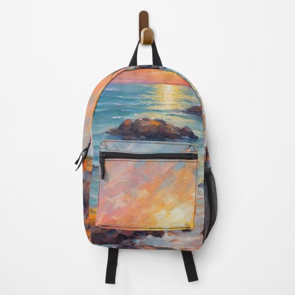 Item preview, Serenity Seascape in vibrant pastel colors designed and sold by ElLocoMus.