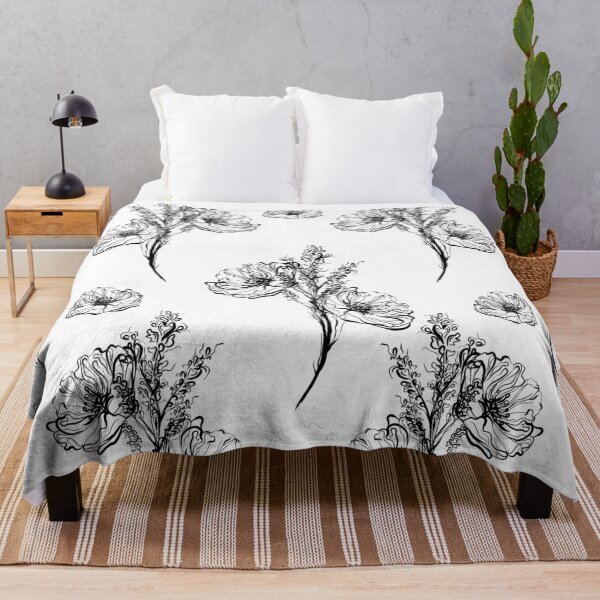 Item preview, Poppy flowers graphic designer designed and sold by Mashusha-art.