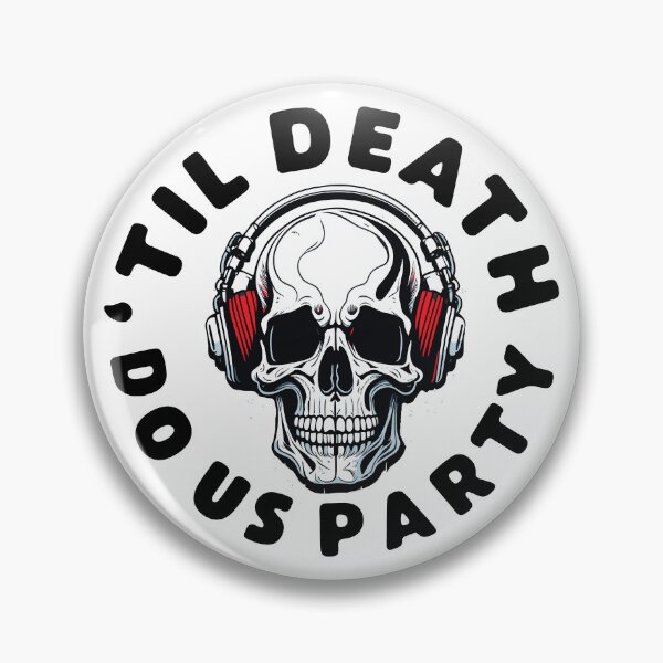 Item preview, Funny Till Death Do Us Party Halloween Music Skull Bachelorette designed and sold by wingstar.