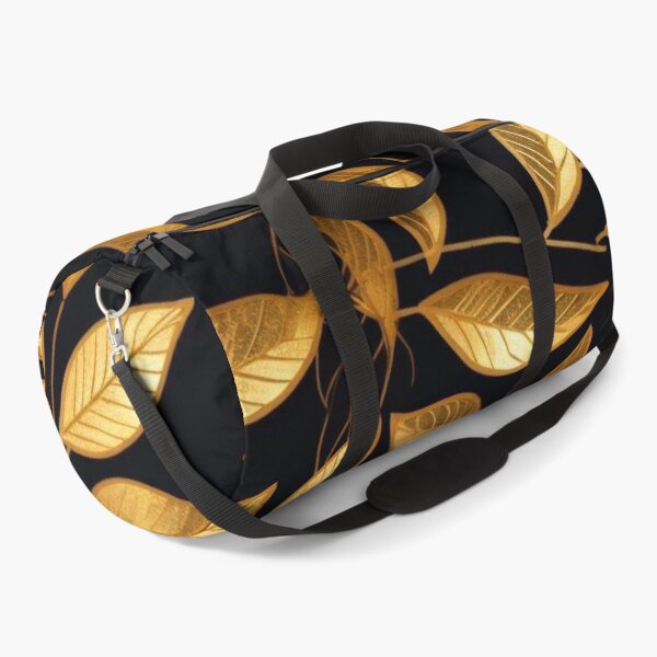 Item preview, Black and Gold Leaves designed and sold by Adora Studio.
