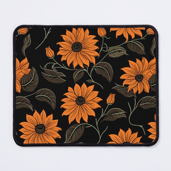 Aperçu de l'œuvre Fleurs d'Halloween simples - Motif floral d'Halloween créée et vendue par Just-Flowers.
