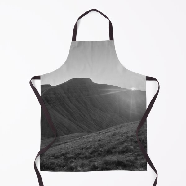 Item preview, Pen y fan sunset silhouette Brecon Beacons black and white designed and sold by SoulTrekking.