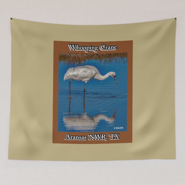 Item preview, Give Someone You Love The Bird: Whooping Crane, Aransas NWR, Aransas County, Texas.  designed and sold by MoreEZUSA-Here.