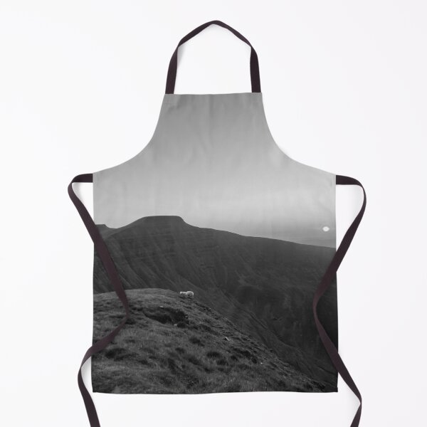 Item preview, Pen y fan sunset silhouette Brecon Beacons black and white designed and sold by SoulTrekking.