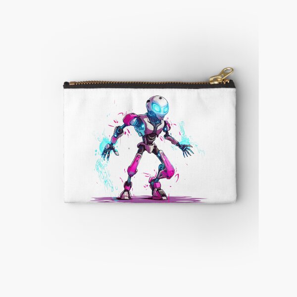 Item preview, Cyberpunk Robot – Cute Retro Futurist Companion designed and sold by SchorlCraft.