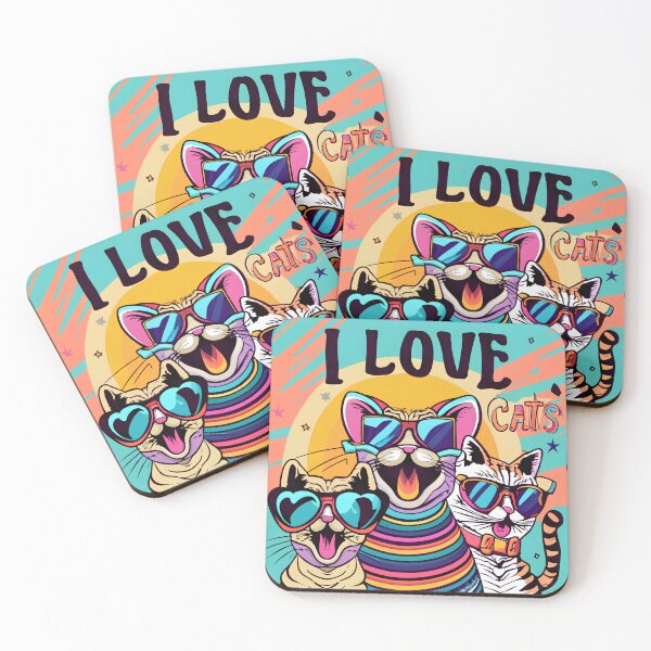 Item preview, I love Cats designed and sold by ArtsyFusion.