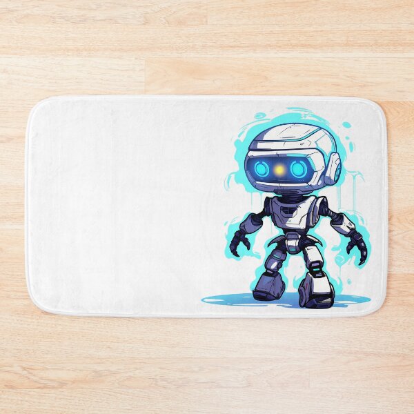 Item preview, Cyberpunk Robot – Cute Retro Futurist Companion designed and sold by SchorlCraft.