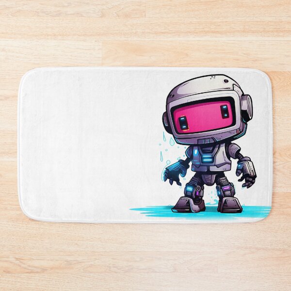 Item preview, Cyberpunk Robot – Cute Retro Futurist Companion designed and sold by SchorlCraft.
