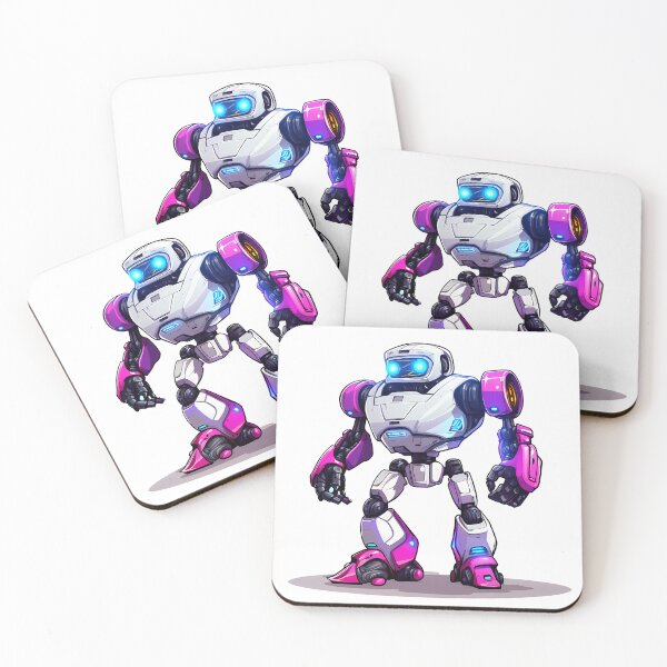 Item preview, Cyberpunk Robot – Cute Retro Futurist Companion designed and sold by SchorlCraft.