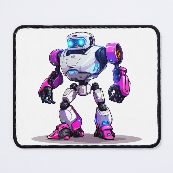 Item preview, Cyberpunk Robot – Cute Retro Futurist Companion designed and sold by SchorlCraft.