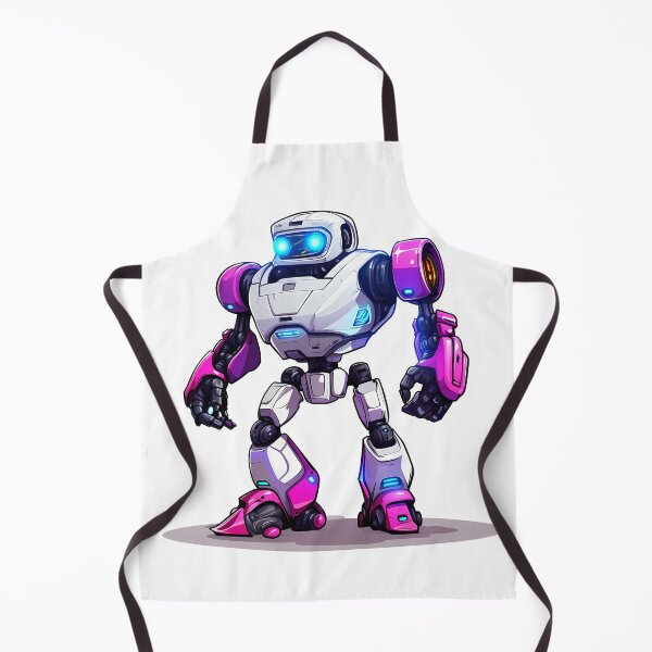 Item preview, Cyberpunk Robot – Cute Retro Futurist Companion designed and sold by SchorlCraft.